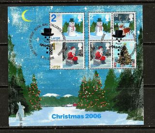 Gb - 2006 - Christmas - Mini Sheet - Very Fine