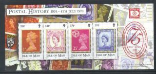 Isle Of Man 2001 Hafnia Stamp Exhibition Mnh M/s