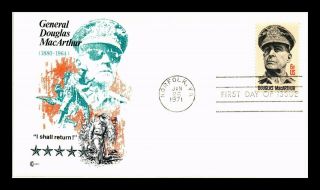 Dr Jim Stamps Us General Douglas Macarthur First Day Cover Craft Scott 1424
