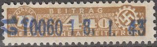 Stamp Germany Revenue Wwii Fascism War Era War Daf Lr 13 440