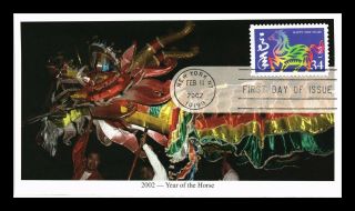 Dr Jim Stamps Us Chinese Year Of The Horse First Day Cover York