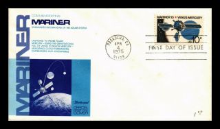 Dr Jim Stamps Us Mariner 10 Space First Day Cover Fleetwood