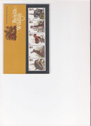 1977 Royal Mail Presentation Pack British Wildlife Decimal Stamps