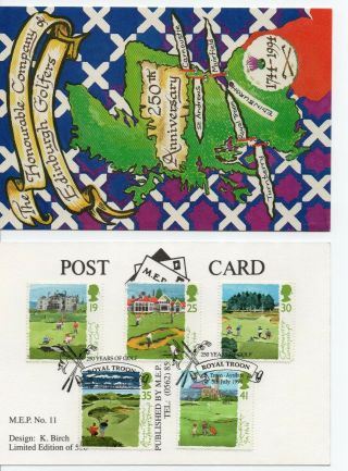 Gb 1994 Golf Card - Unusual - Royal Troon Cancel