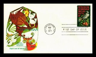 Us Cover On The First Day Of Christmas My True Love Sent To Me Fdc Fleetwood