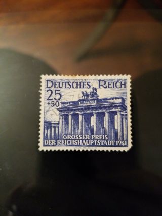 German Reich Stamp 803 1941 Berlin Grand Prix Race 062511