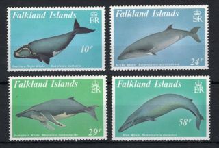 Falkland Islands 1989 Whales Set Um (mnh)