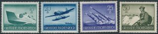 Lot Stamp Germany 1944 WWII Fascism War Era Tank Ship Wehrmacht Selection MNG 3