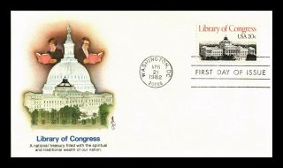 Dr Jim Stamps Us Library Of Congress First Day Fleetwood Cover Washington Dc