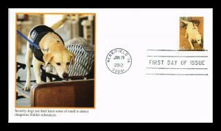 Us Cover Dogs At Work Security Dogs Fdc Fleetwood Cachet