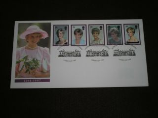 1998 Gb Stamps Diana - Princess Of Wales First Day Cover Althorp Cancels