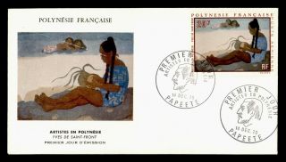 Dr Who 1970 French Polynesia Artists Art Fdc C137719