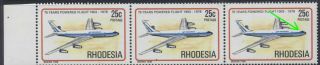Rhodesia Mardon 1978 Powered Flight Sg575 Um Strip 3 With Variety 899