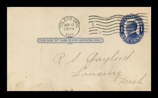 Dr Jim Stamps Us Toledo Ohio Postal Card 1911 American Plumbers Supply