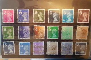 Gb Regional Stamps,  Northern Irish Definitives