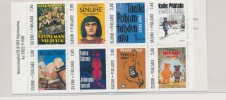 Lk89997 Finland 1996 History Of Cinema Posters Fine Booklet Mnh