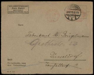 Germany Dec 1923 Inflation Meter 3 Mark Cover 64575