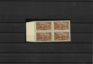 French Colonies Mnh Block Of 4 (h52)