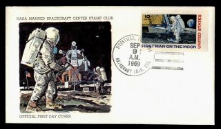 Dr Who 1969 Nasa Manned Spacecraft Center Astronaut Cachet C126039