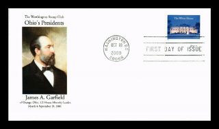 Dr Jim Stamps Us White House Ohio Presidents James Garfield First Day Cover