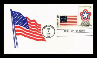 Dr Jim Stamps Us American Revolution Bicentennial Fdc Cover Combo