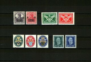 German Reich 4 Sets From 1919 - 25 Mlh/mh