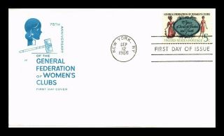 Us Cover General Federation Of Womens Clubs Fdc House Of Farnum Cachet