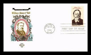 Dr Jim Stamps Us President William Howard Taft Fdc House Of Farnum Cover