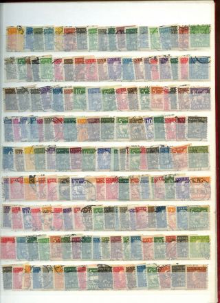 Sweden Stockpage Full Of Stamps W407