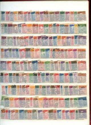 Sweden Stockpage Full Of Stamps W406