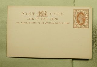 Dr Who South Africa Cape Of Good Hope Postal Card E73934