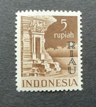 Early Riau Surcharge 5 Rupiah Vf Mnh Indonesia IndonesiË 272.  34 0.  99$