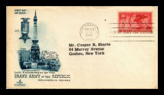 Dr Jim Stamps Us Gar Grand Army Of Republic Fdc Art Craft Cover Scott 985