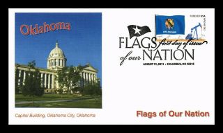 Us Cover Oklahoma Flags Of Our Nation Capitol Building Oklahoma City Fdc
