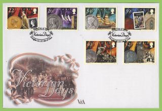 Isle Of Man 2001 Death Centenary Of Queen Victoria Set On First Day Cover