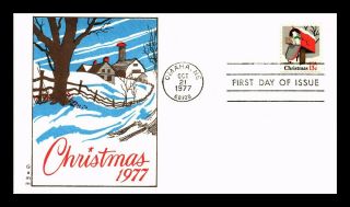 Dr Jim Stamps Us Christmas Mailbox Gamm First Day Cover Omaha Nebraska