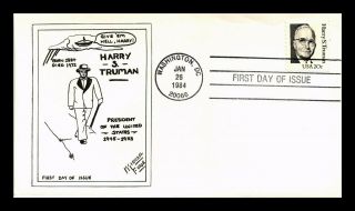 Dr Jim Stamps Us Harry S Truman President First Day Cover Washington Dc