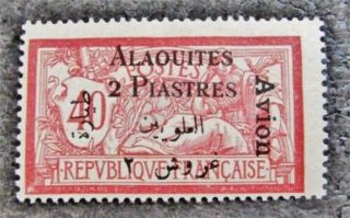 Nystamps French Alaouites Stamp C1 Og H $35