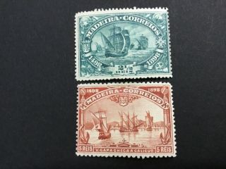Old Stamps Portugal Madeira X 2