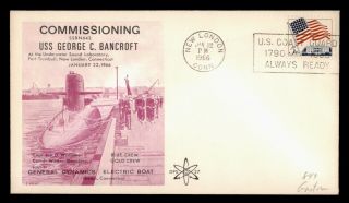 Dr Who 1966 Uss George C.  Bancroft Navy Submarine Commissioned C122376