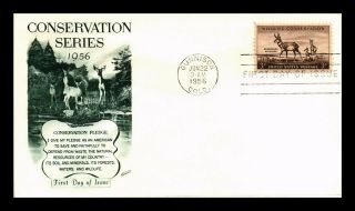 Dr Jim Stamps Us Pronghorn Antelope Wildlife Conservation Fdc Cover Gunnison