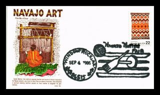 Dr Jim Stamps Us Navajo Indian Art Blanket Weaving Gamm Fdc Cover