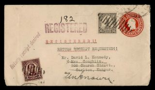 Dr Who 1925 Warrenton Mo Registered Uprated Stationery C122236