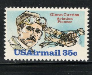 Hick Girl Stamp - Mnh.  U.  S.  Stamp Sc C100 Glenn Curtiss R55