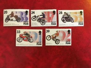Isle Of Man Iom 1993 Mnh Sg 567 - 71 Manx Motor Cycle Events Tt Races