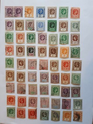 Leeward Islands 63 Stamps - 1 Photo.