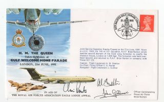 Great Britain,  Gulf War,  Welcome Home Parade,  Three Signatures (5224