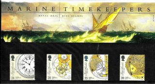 1993 Timekeepers Presentation Pack 235 Very Fine Unmounted Post Uk