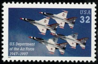 Usa Sc.  3167 32c Air Force 1997 Mnh