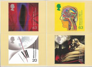 Gb Postcards Phq Cards Set 1999 Inventors 